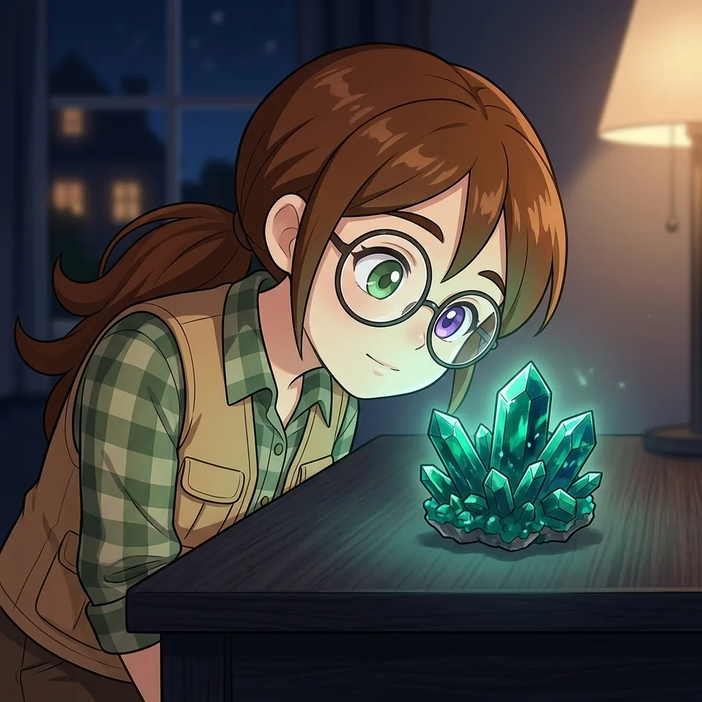 「緑の火は、指のかたちをしていた」で蛍が夢に見た情景（AI生成イラスト）