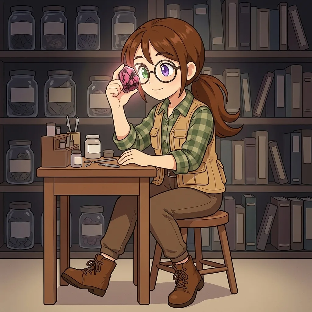 「名前が似ている、ふたつの石」で蛍が夢に見た情景（AI生成イラスト）